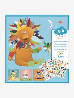 Jouet-Activités artistiques-Gommettes, collage et modelage-Stickers Créer des animaux