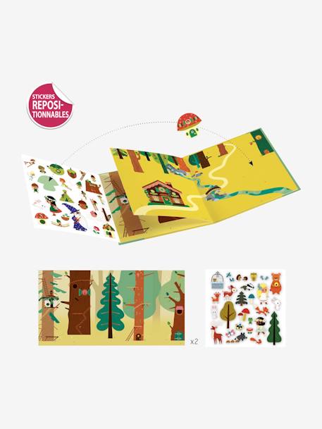 Stickers repositionnables La forêt magique DJECO MULTICOLORE - vertbaudet enfant 