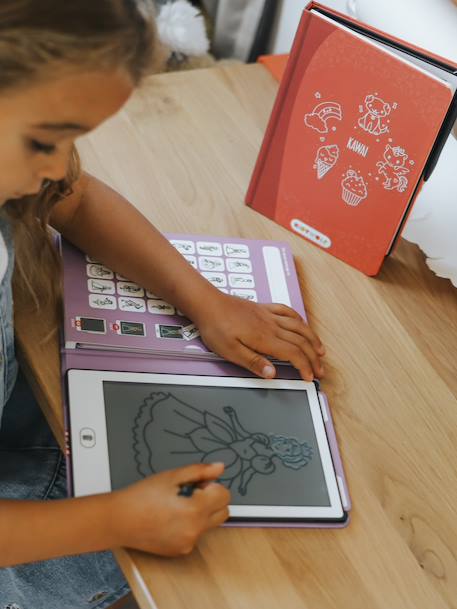 Kidydraw mini KIDYWOLF dennen+geel+paars+rozen - vertbaudet enfant 