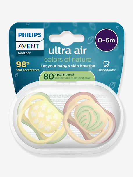 Set van 2 lolly Ultra Air 0-6M geel - vertbaudet enfant 
