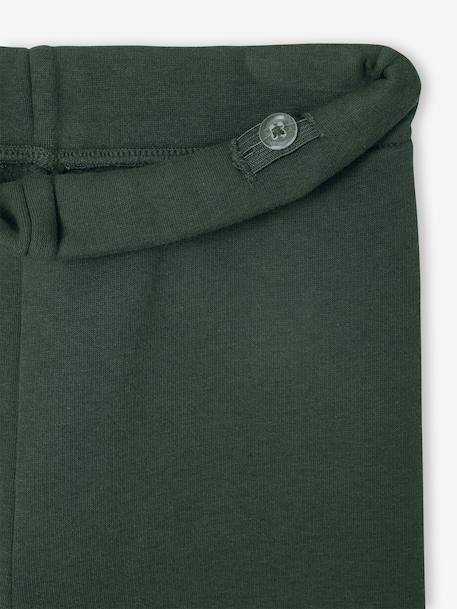 Legging fille large doublé maille polaire marine+vert émeraude - vertbaudet enfant 