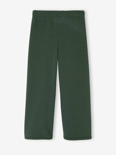 Legging fille large doublé maille polaire marine+vert émeraude - vertbaudet enfant 