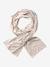 Draagdoek VERTBAUDET beige, bedrukt+GRIJS CHINE PUCE+ivoor blaadjes+wit, bedrukt - vertbaudet enfant 