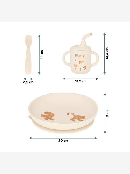 Coffret repas comme un grand rose - vertbaudet enfant 