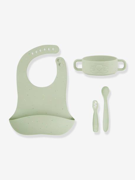 Maaltijdkoffer groen+rozen - vertbaudet enfant 