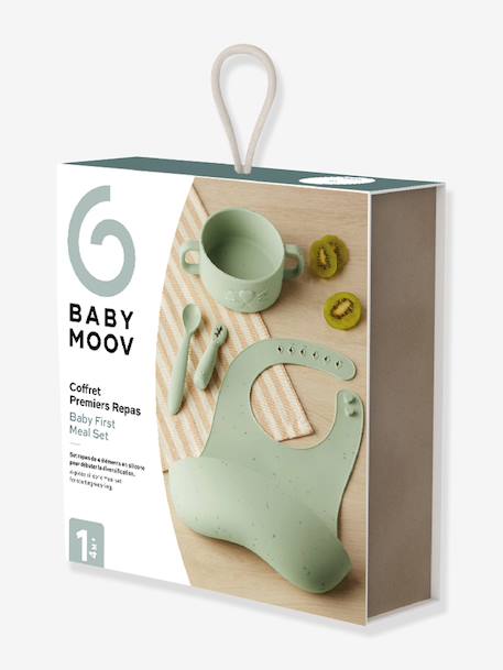 Coffret premier repas rose+vert - vertbaudet enfant 