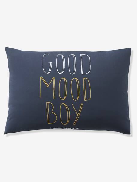 Parure housse de couette + taie d'oreiller ROCK STAR MARINE FONCE - vertbaudet enfant 