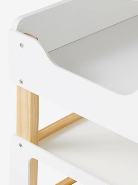 Table à langer pour poupon en bois FSC® blanc - vertbaudet enfant 