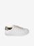 Baskets enfant fille lacets élastiqués blanc imprimé - vertbaudet enfant 