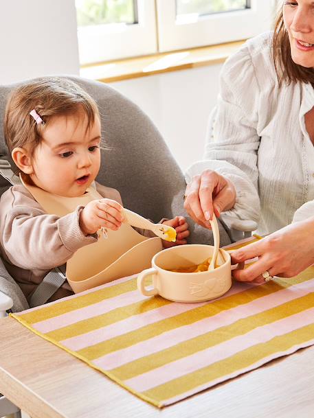 Coffret premier repas rose+vert - vertbaudet enfant 