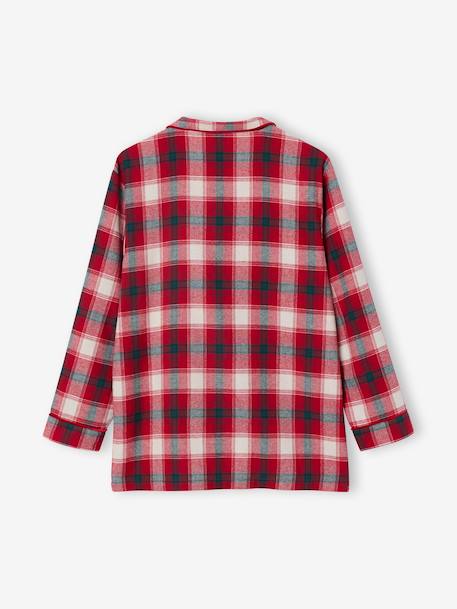 Pyjama femme flanelle noël capsule famille carreaux rouge - vertbaudet enfant 