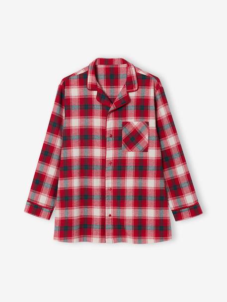 Pyjama femme flanelle noël capsule famille carreaux rouge - vertbaudet enfant 