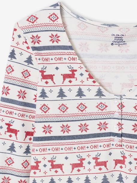 Pyjama 2 pièces femme famille Noël bleu nuit - vertbaudet enfant 