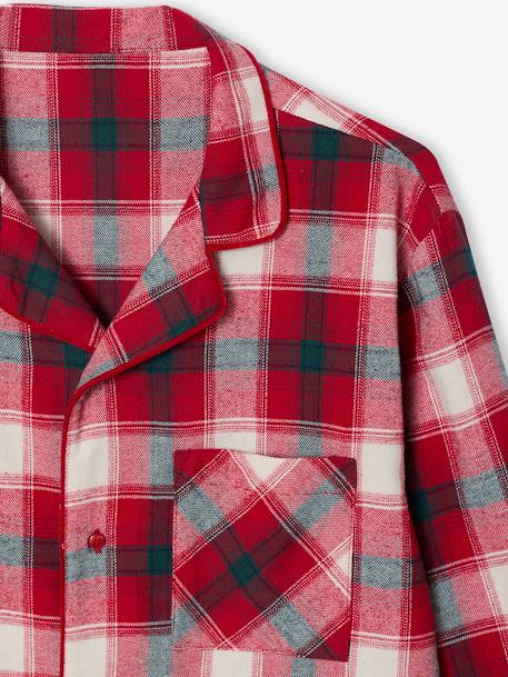 Pyjama femme flanelle noël capsule famille carreaux rouge - vertbaudet enfant 