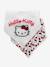 Set van 2 Hello Kitty bandanaslabbetje baby van katoenen gaas wit - vertbaudet enfant 