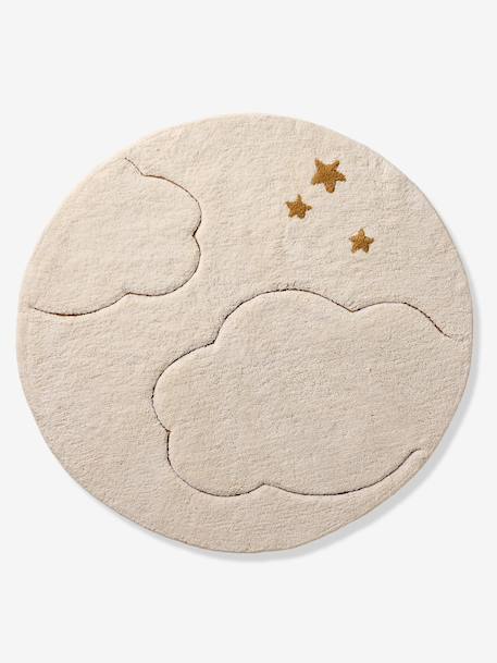 Rond tapijt Wolk beige - vertbaudet enfant 
