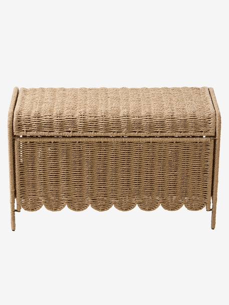 Coffre de rangement Feston pliable beige - vertbaudet enfant 