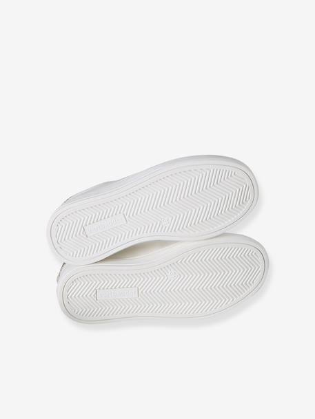 Baskets enfant fille lacets élastiqués blanc imprimé - vertbaudet enfant 