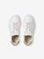 Baskets fille synthetique à lacets élastiqués blanc imprimé - vertbaudet enfant 