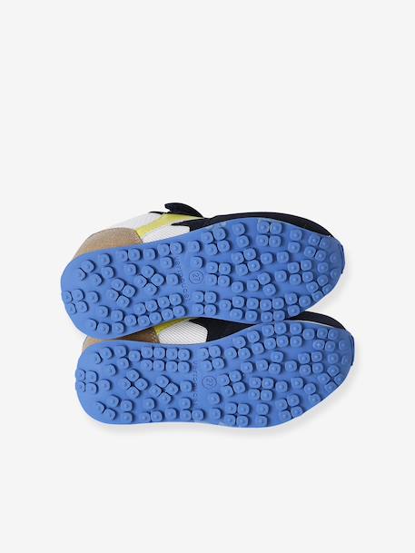 Baskets voor jongens met klittenband en elastiek veel blauw - vertbaudet enfant 