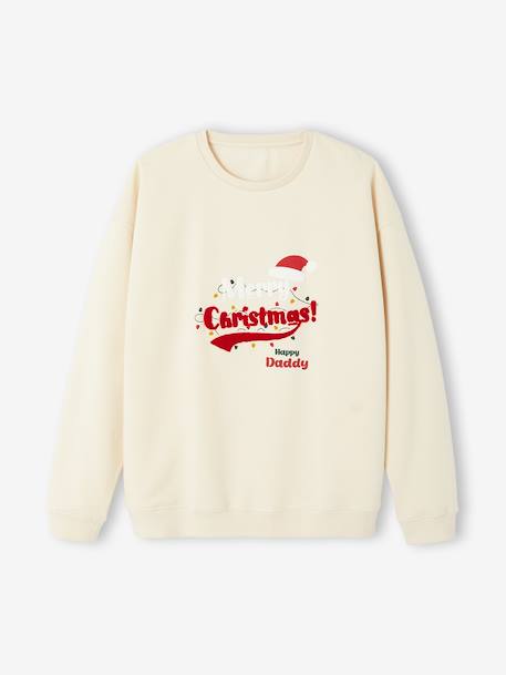 Sweat homme noël capsule famille vanille - vertbaudet enfant 