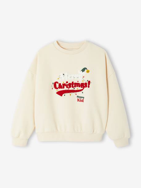 Sweat enfant noël capsule famille vanille - vertbaudet enfant 