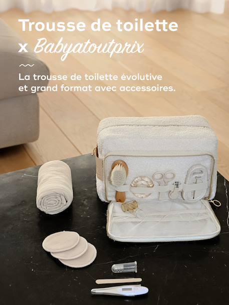 Trousse de toilette Bébé Curl blanc - vertbaudet enfant 