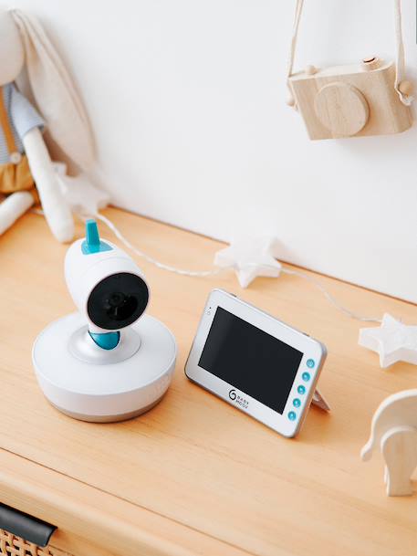 Ecoute-bébé vidéo 360° Yoo-Moov BLANC - vertbaudet enfant 