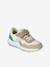 Elastische synthetische baskets voor kinderen veel beige+veel roze - vertbaudet enfant 