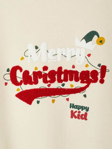 Sweat enfant noël capsule famille vanille - vertbaudet enfant 