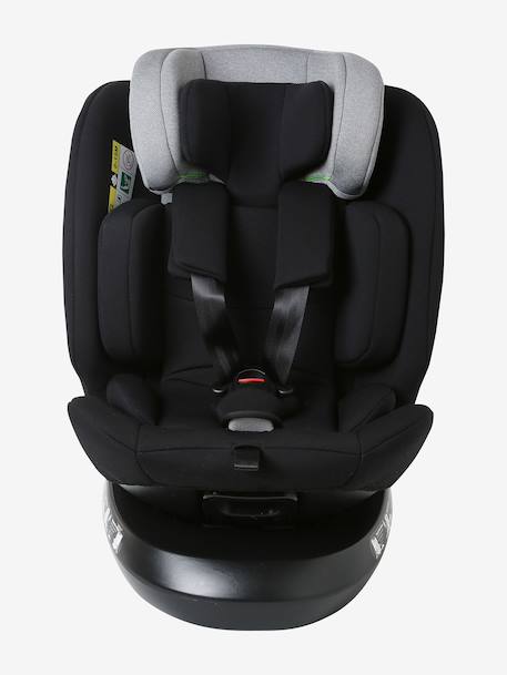 Siège-auto pivotant i-Size groupe 0+1/2/3 Roll&Sit Top Tether lot noir - vertbaudet enfant 