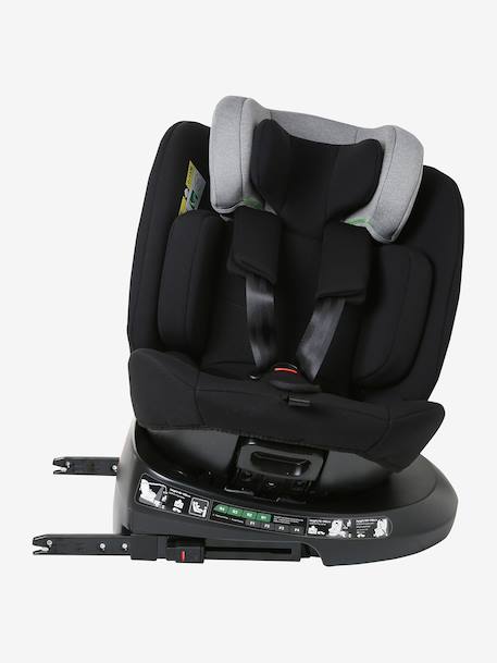 Siège-auto pivotant i-Size groupe 0+1/2/3 Roll&Sit Top Tether lot noir - vertbaudet enfant 