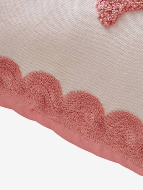 Coussin finition feston écru - vertbaudet enfant 