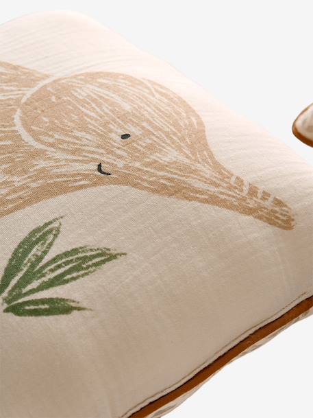 Lot 2 coussins BABYLON en gaze de coton beige - vertbaudet enfant 