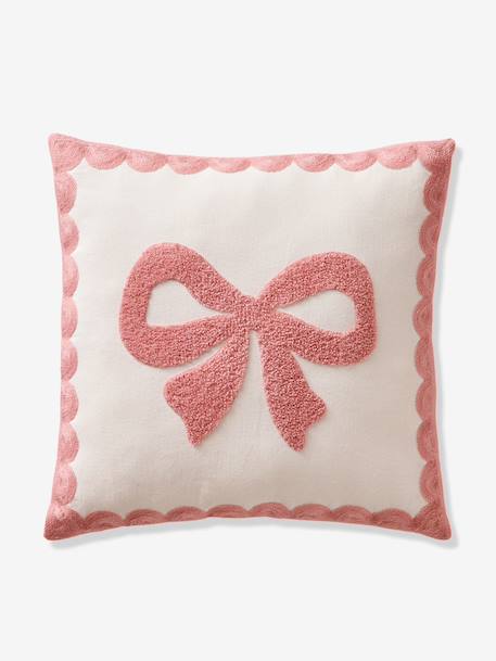 Coussin finition feston écru - vertbaudet enfant 