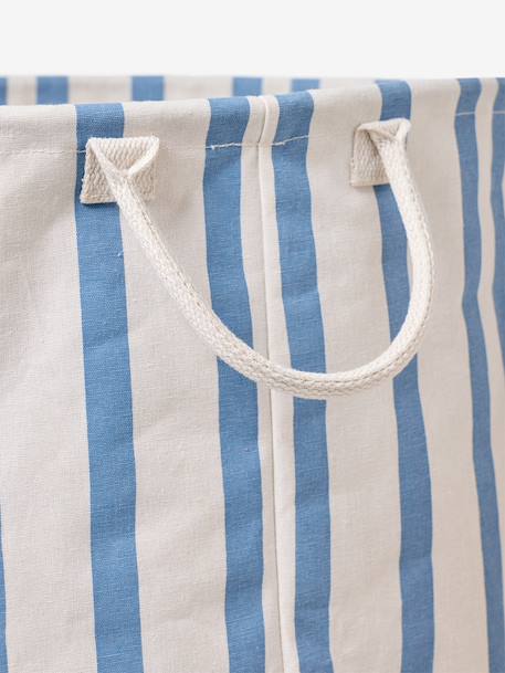 Lot 2 paniers de rangement rayé beige - vertbaudet enfant 