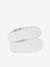 Baskets enfant garçon cuir à scratchs écru+lot blanc - vertbaudet enfant 