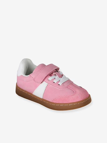Baskets enfant fille lacets élastiqués lot rose+rose - vertbaudet enfant 