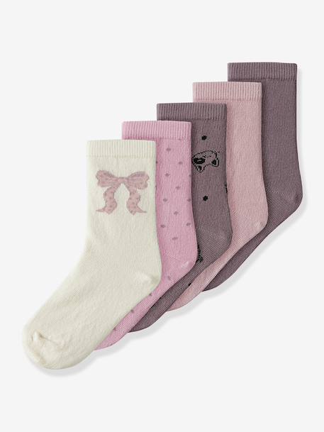 Fille-Lot de 5 paires de chaussettes pour filles NMFVINNI NAME IT