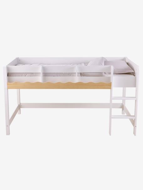 Evolutief kinderbed met opbergruimtes WAVY wit - vertbaudet enfant 