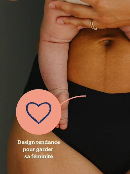 Culotte post partum Flowly noir - vertbaudet enfant 