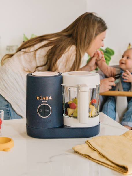 Pack BEABA Babycook Néo + Assiette compartimentée et Bavoir offerts nachtblauw - vertbaudet enfant 