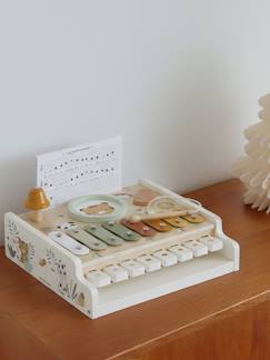 Speelgoed-Eerste levensjaren-Muziek-Muziekpiano 2-in-1 TANZANIA - FSC® hout 