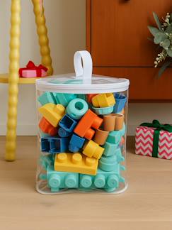 Speelgoed-Eerste levensjaren-Set van 58 bouwstenen