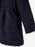 Manteau à capuche fille drap de laine MARINE GRISE - vertbaudet enfant 