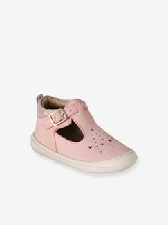 -Zacht lederen sandalen voor baby's die kruipen