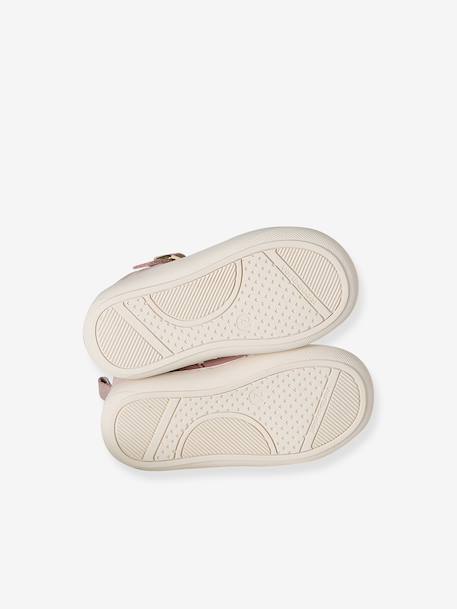 Chaussures premiers pas bébé à boucle or+rose - vertbaudet enfant 