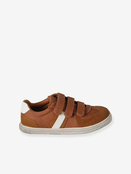 Baskets kind textiel klittenband bruin - vertbaudet enfant 
