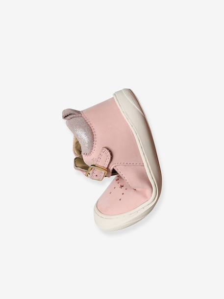 Chaussures premiers pas bébé à boucle or+rose - vertbaudet enfant 