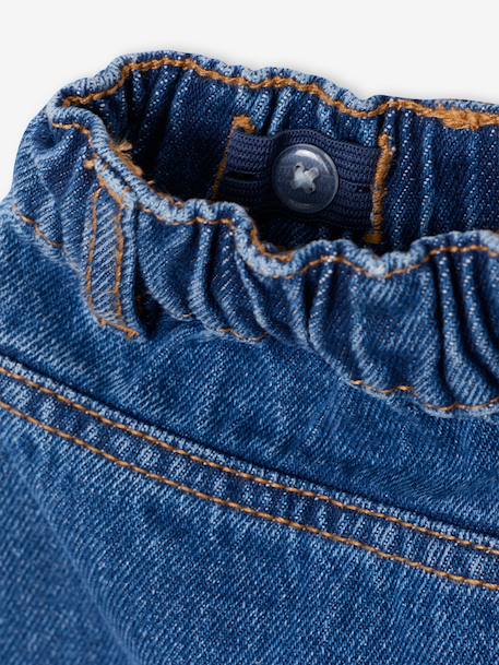 Jeans meisjesrok van Basics lichtblauw+middenblauw - vertbaudet enfant 